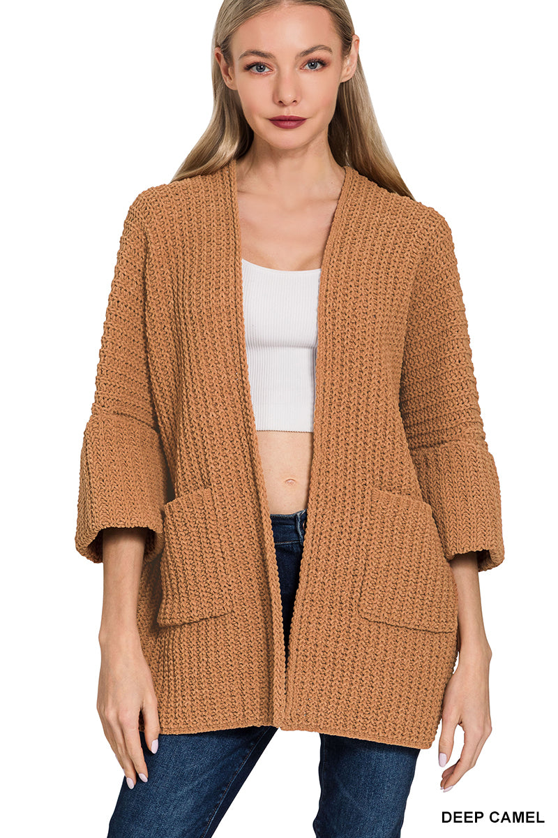 Oversized Open Cardigan Sweater