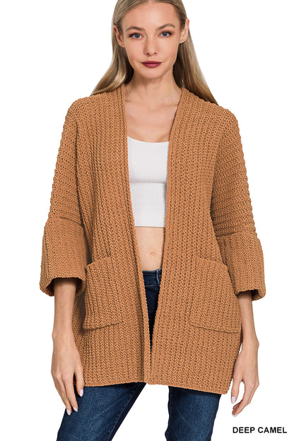 Oversized Open Cardigan Sweater