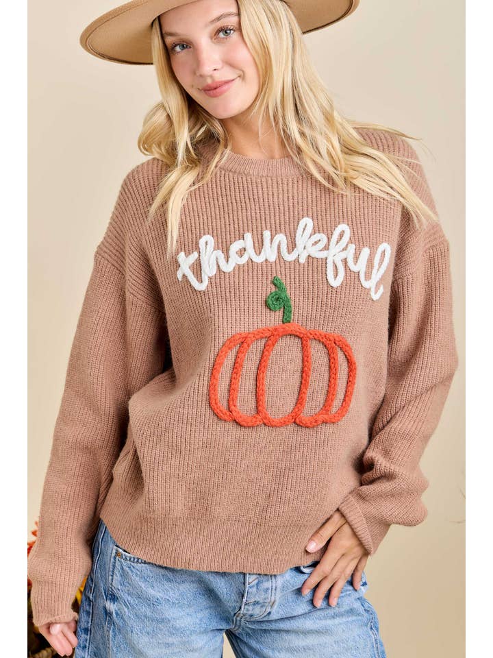 Thankful Pumpkin Sweater